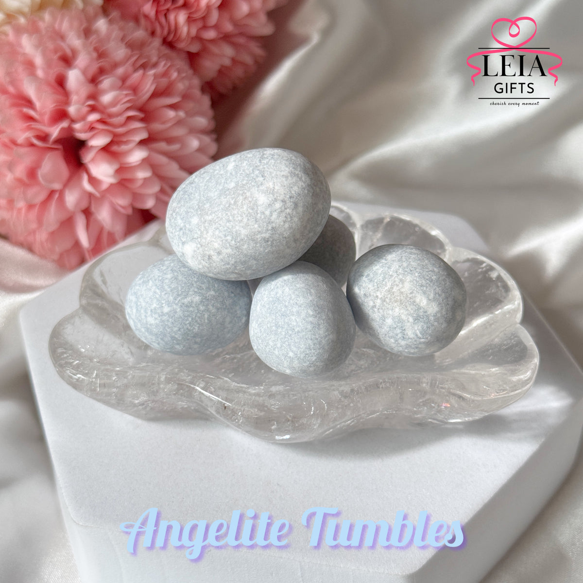 Angelite Tumbles