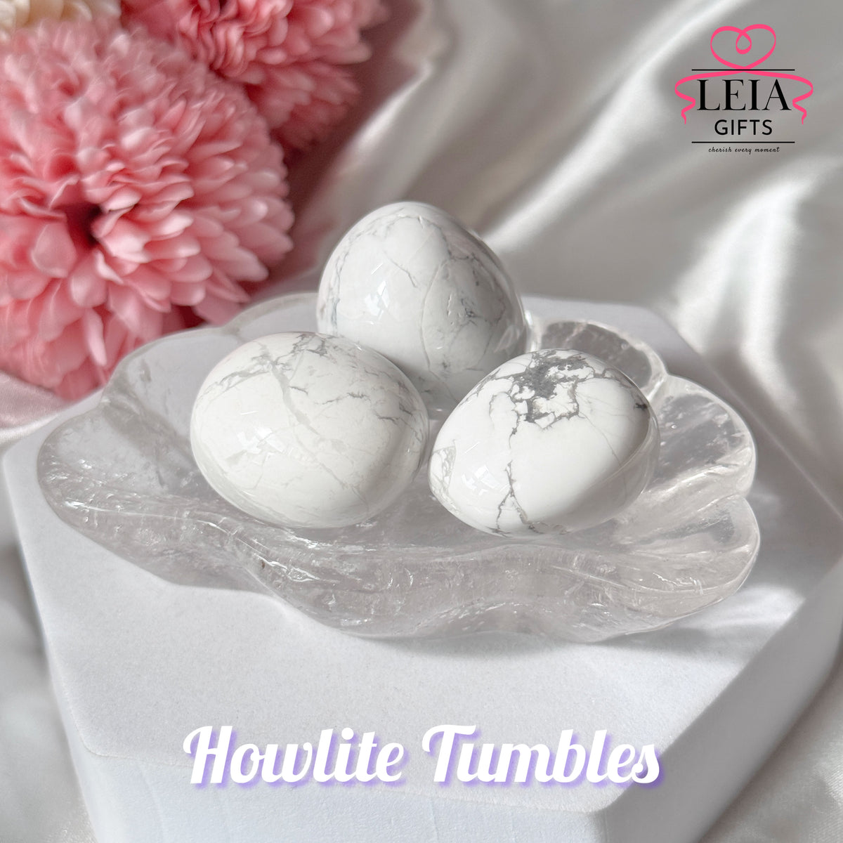 Howlite Tumbles