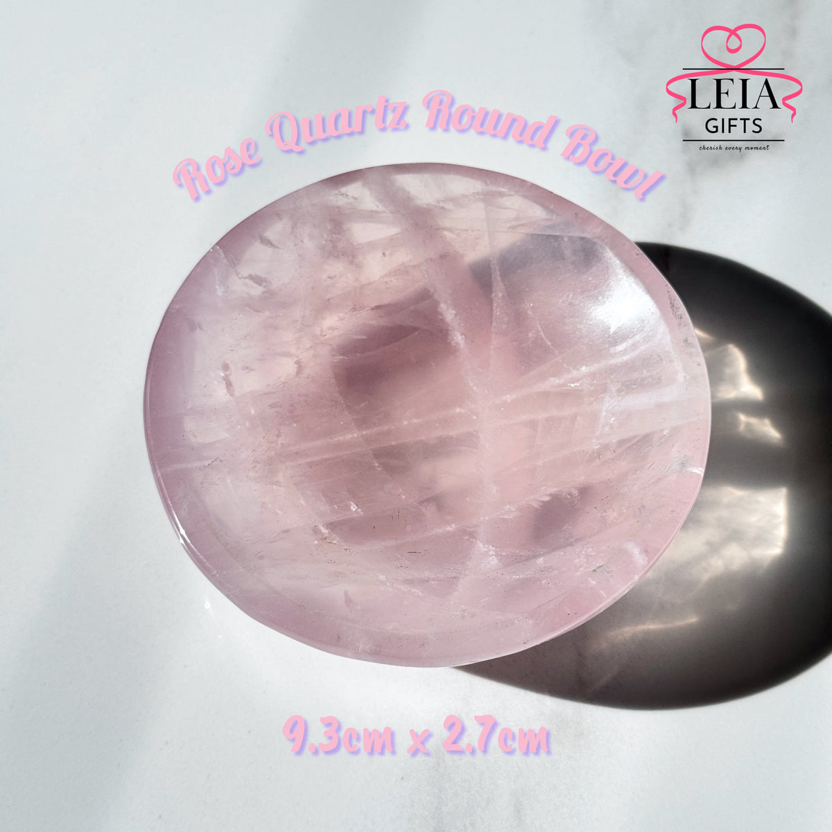 Rose Quartz Round Bowl