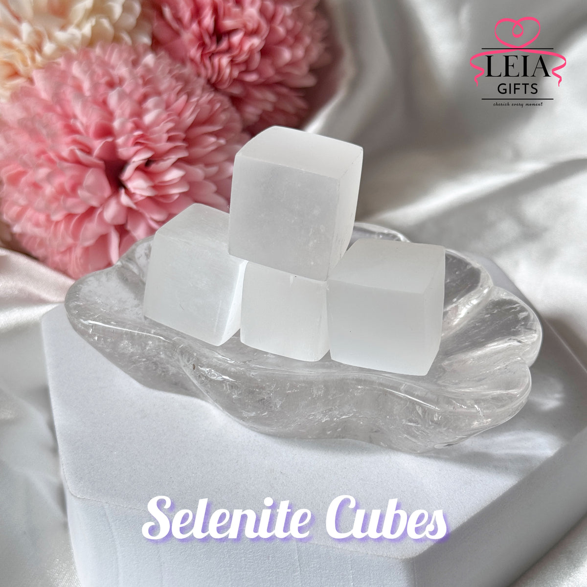 Selenite Mini Cubes