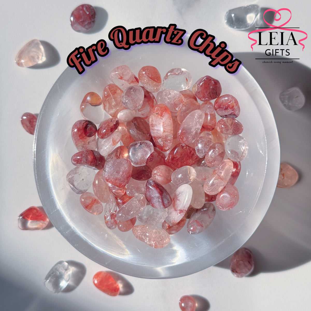 Fire Quartz Chips
