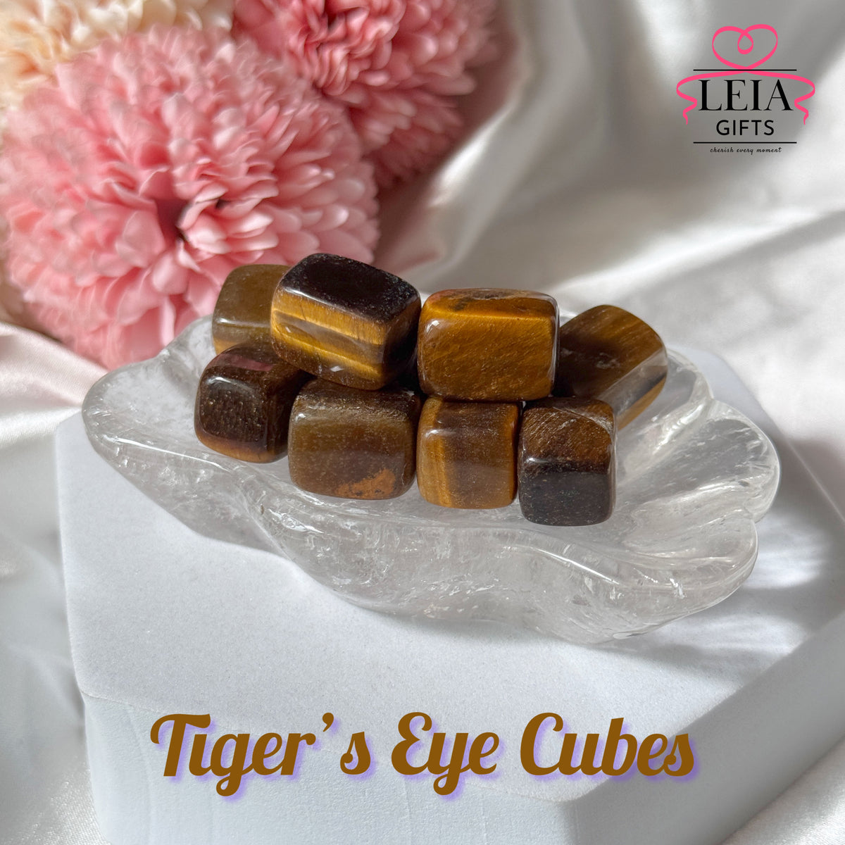 Tiger’s Eye Mini Cubes