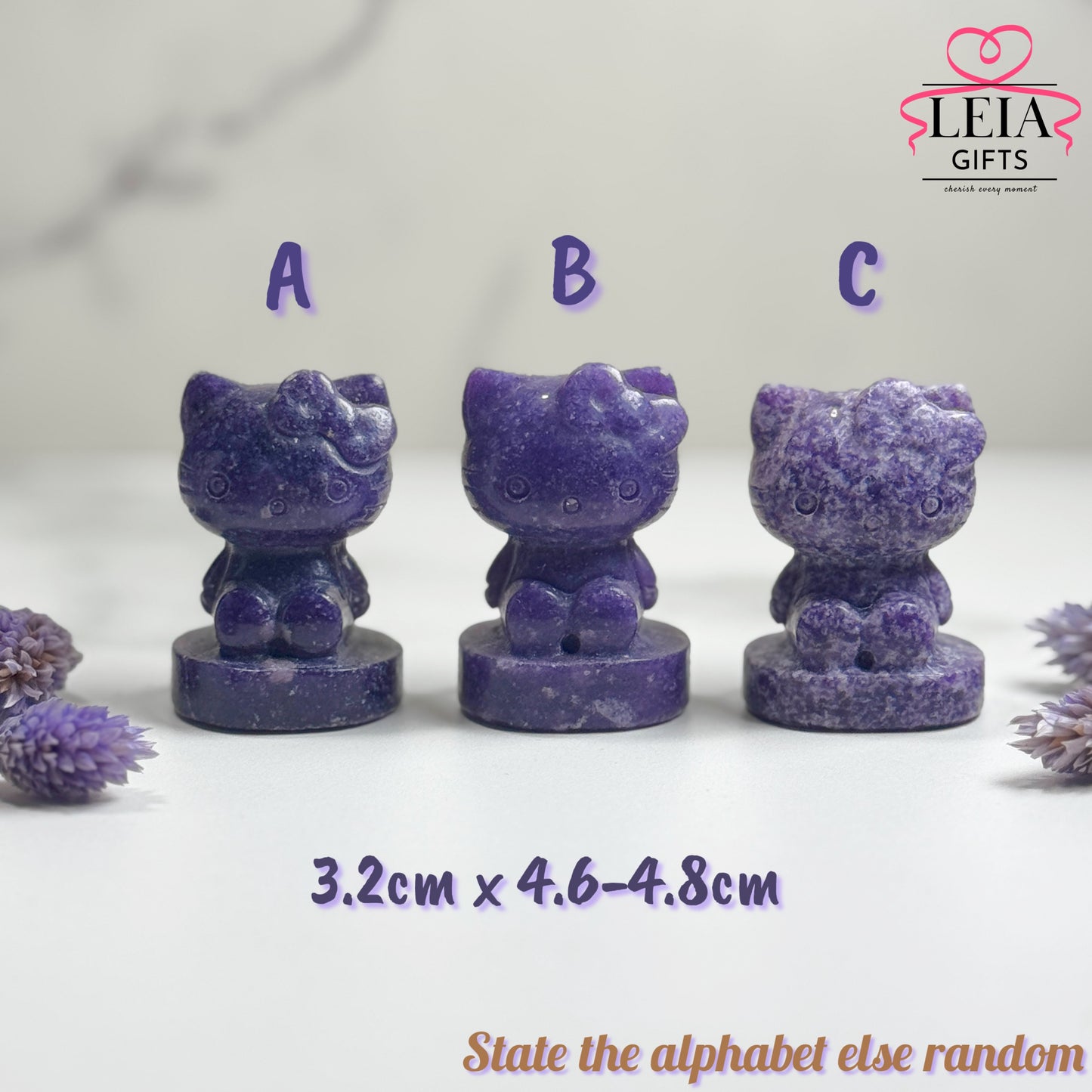 Lepidolite Hello Kittyyy