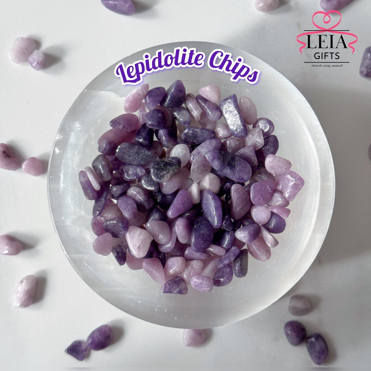 Lepidolite Chips