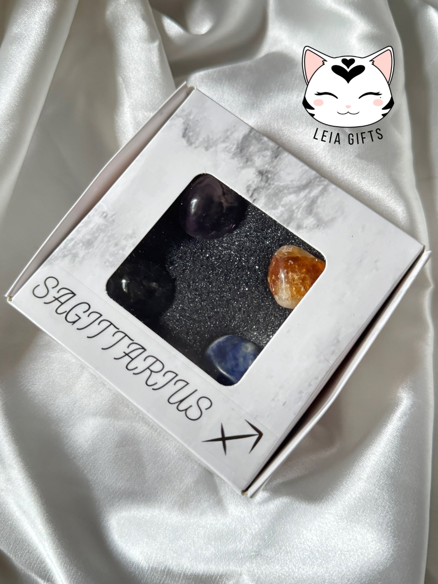 Sagittarius Crystal Tumbles Set