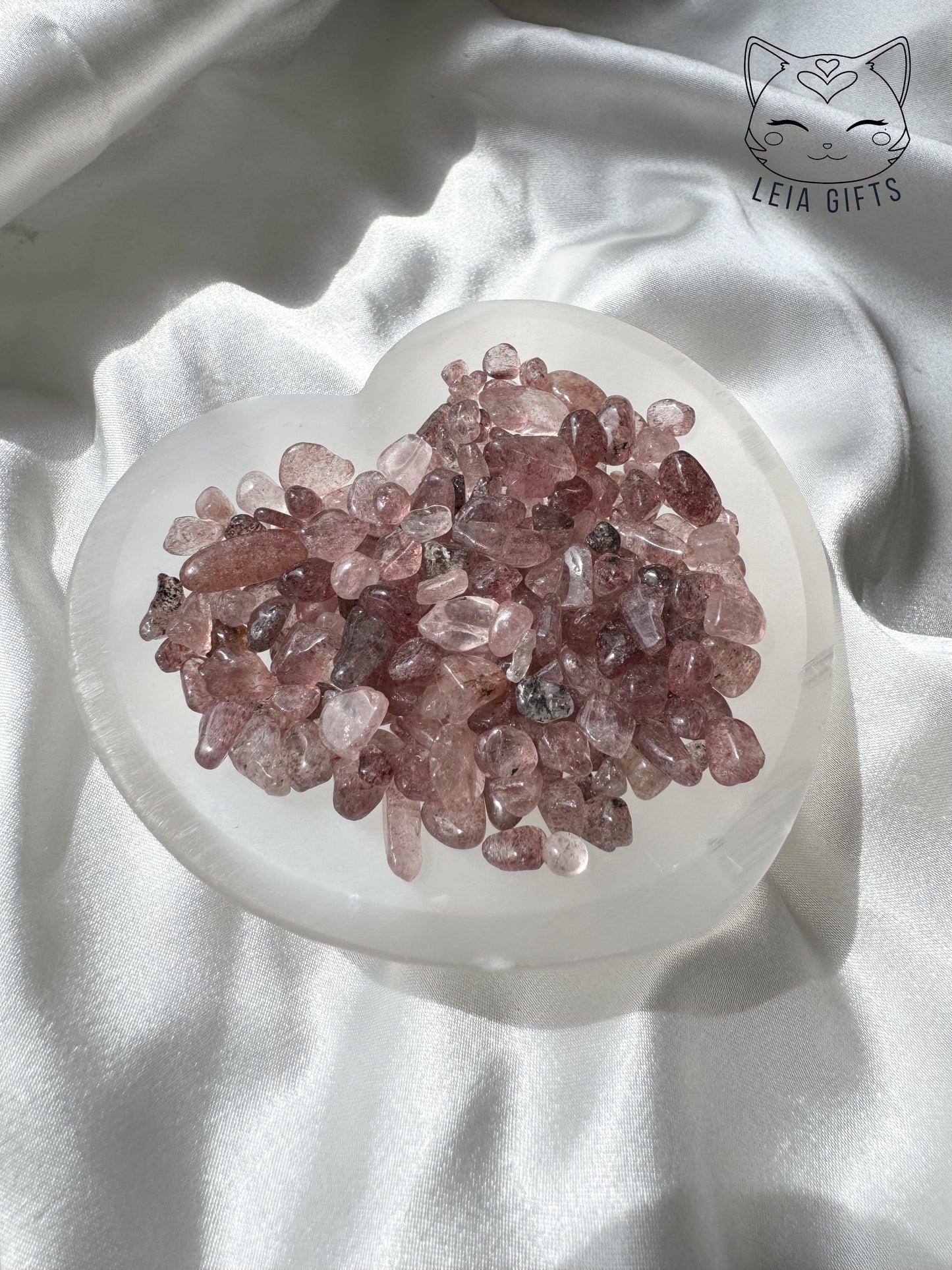 Strawberry Quartz Chips