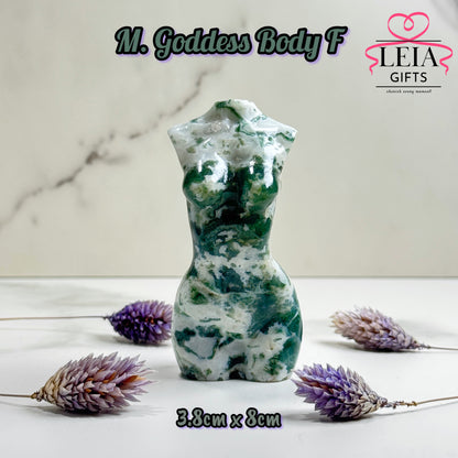 Moss Agate Goddess Body
