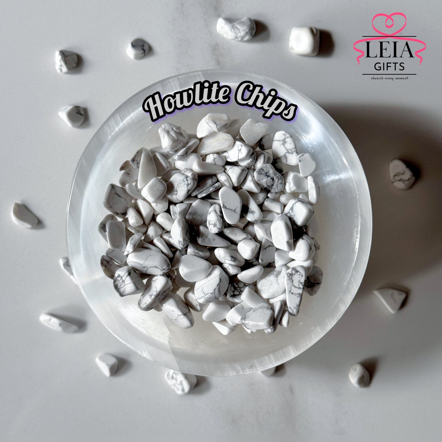 Howlite Chips