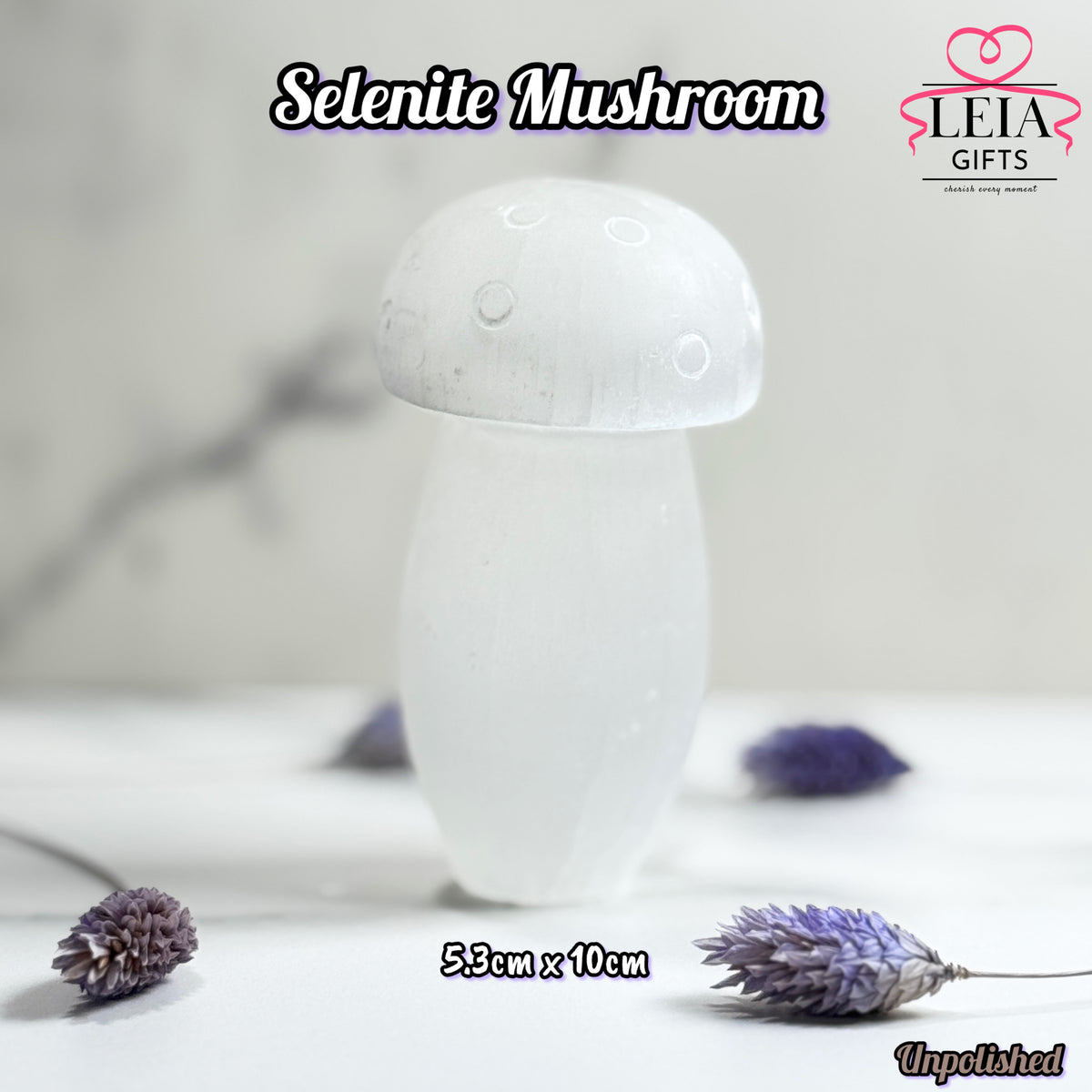Selenite Mushroom (Big)
