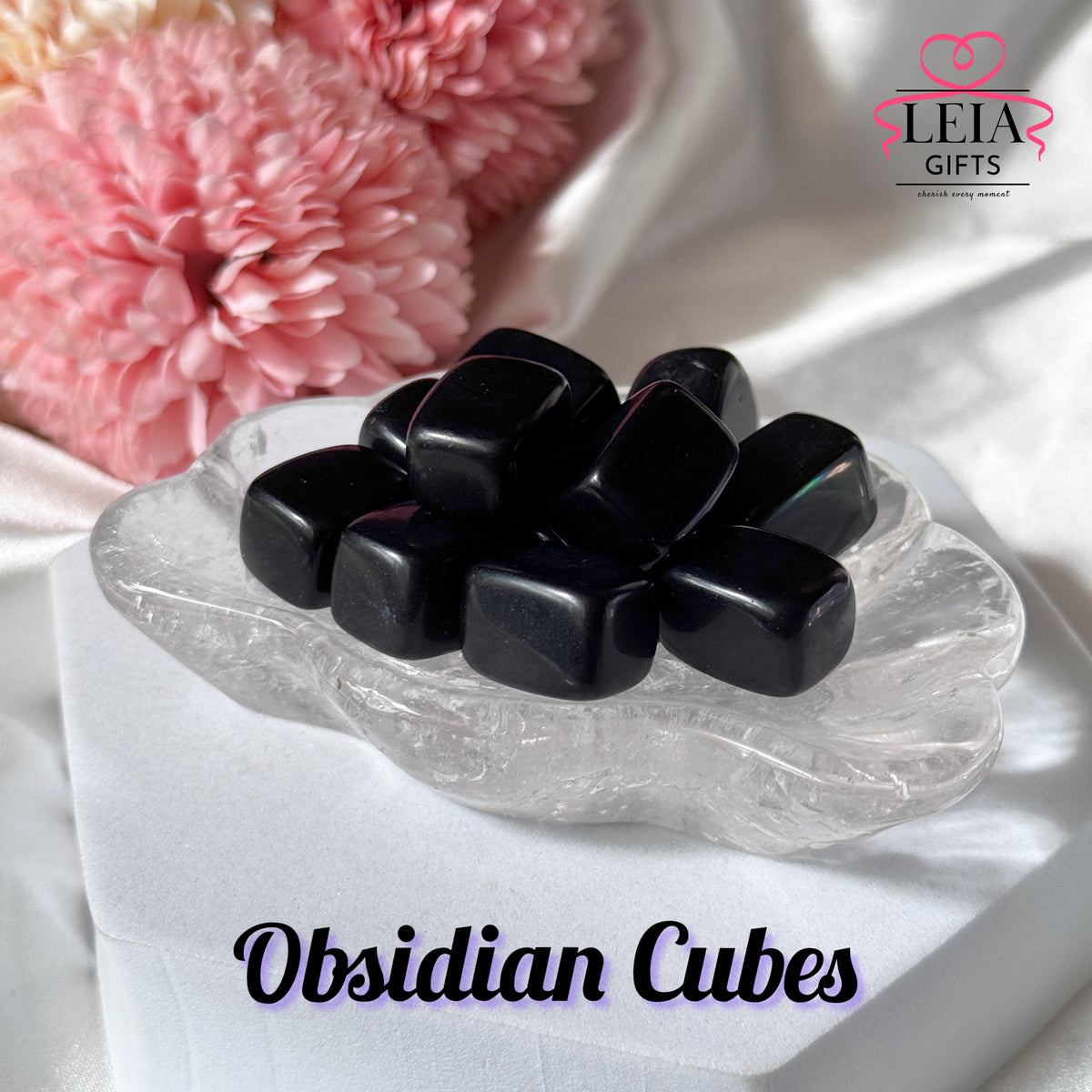 Obsidian Mini Cubes