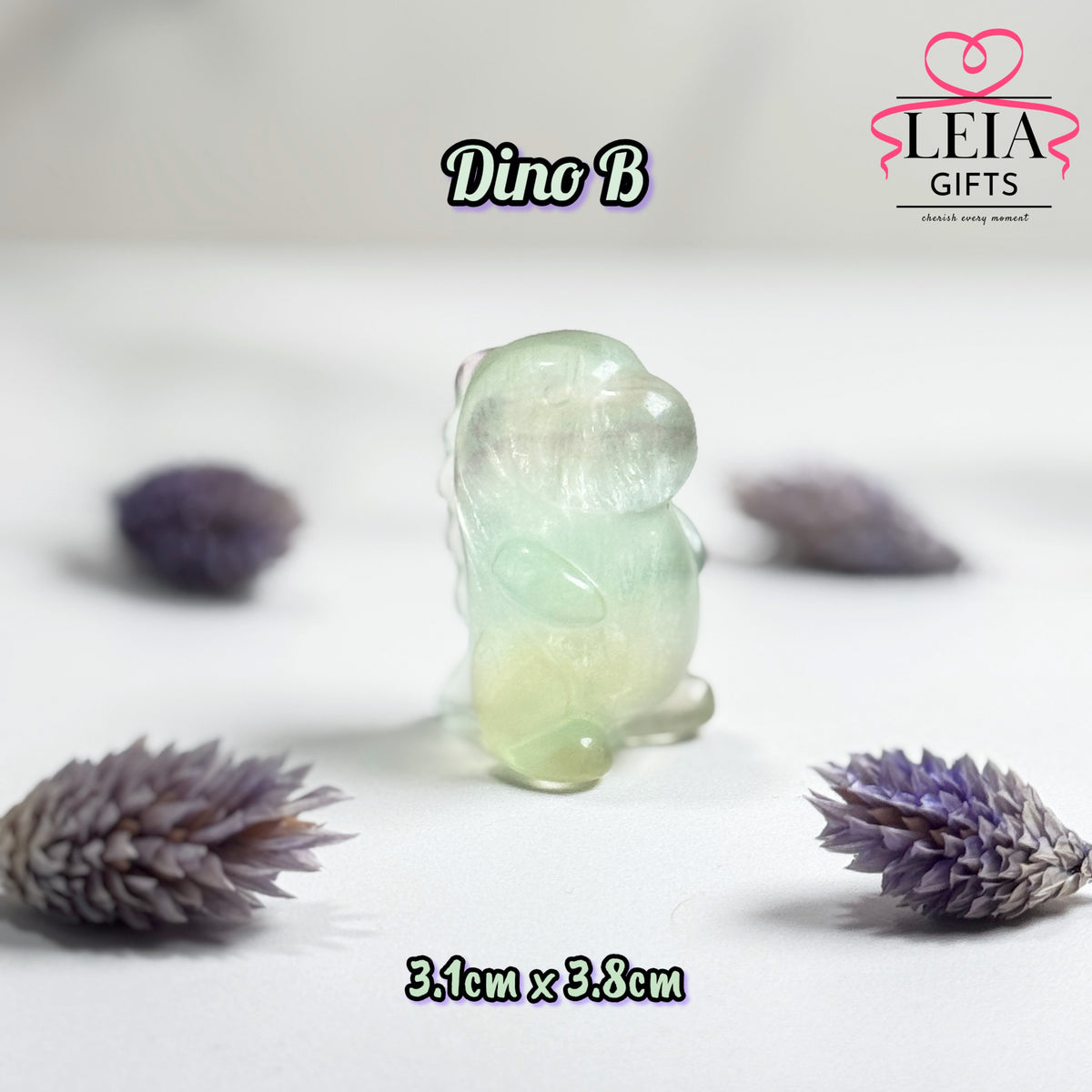 Fluorite Chubby Dinosaurs