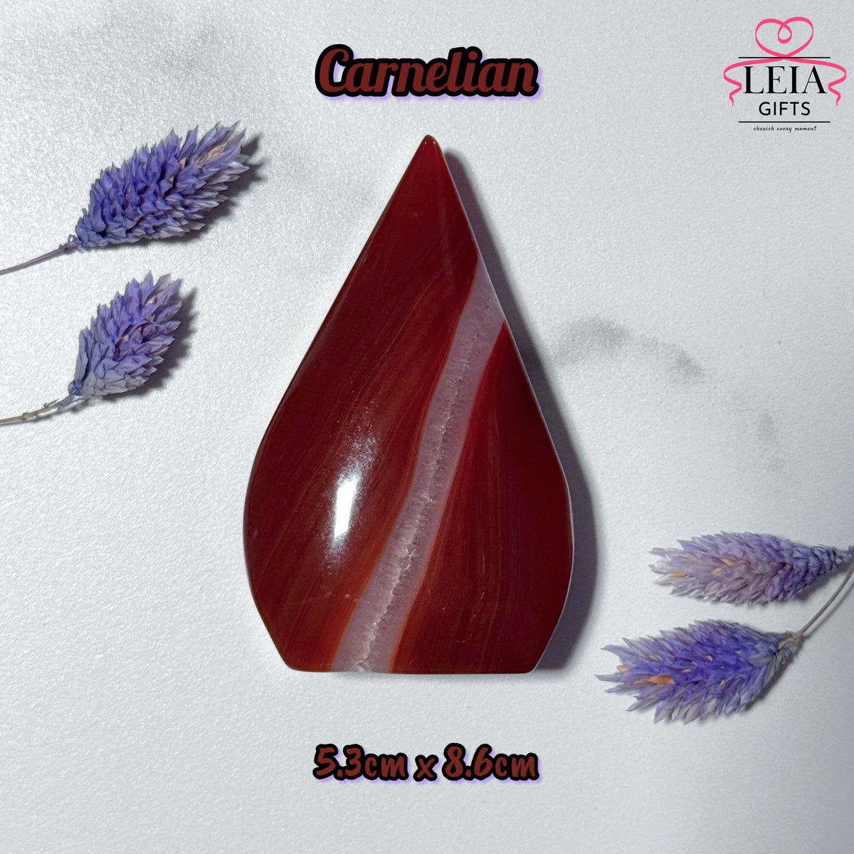 Carnelian Teardrop