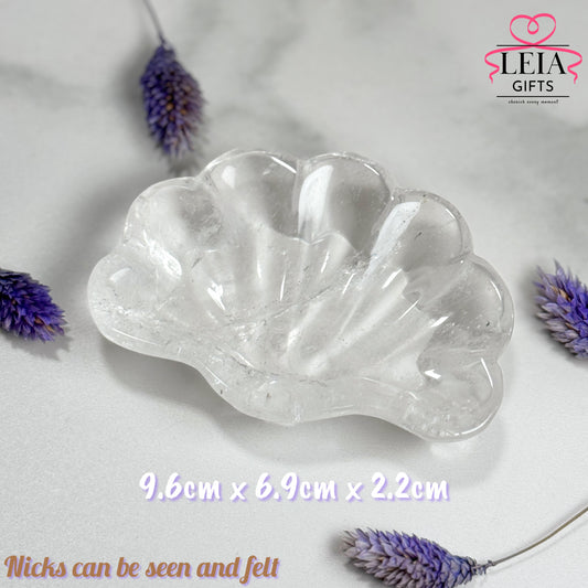 Clear Quartz Shell Plate