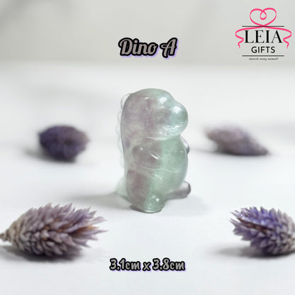 Fluorite Chubby Dinosaurs