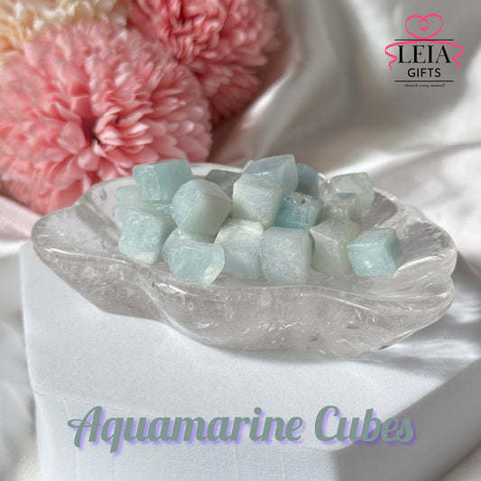 Aquamarine Mini Cubes