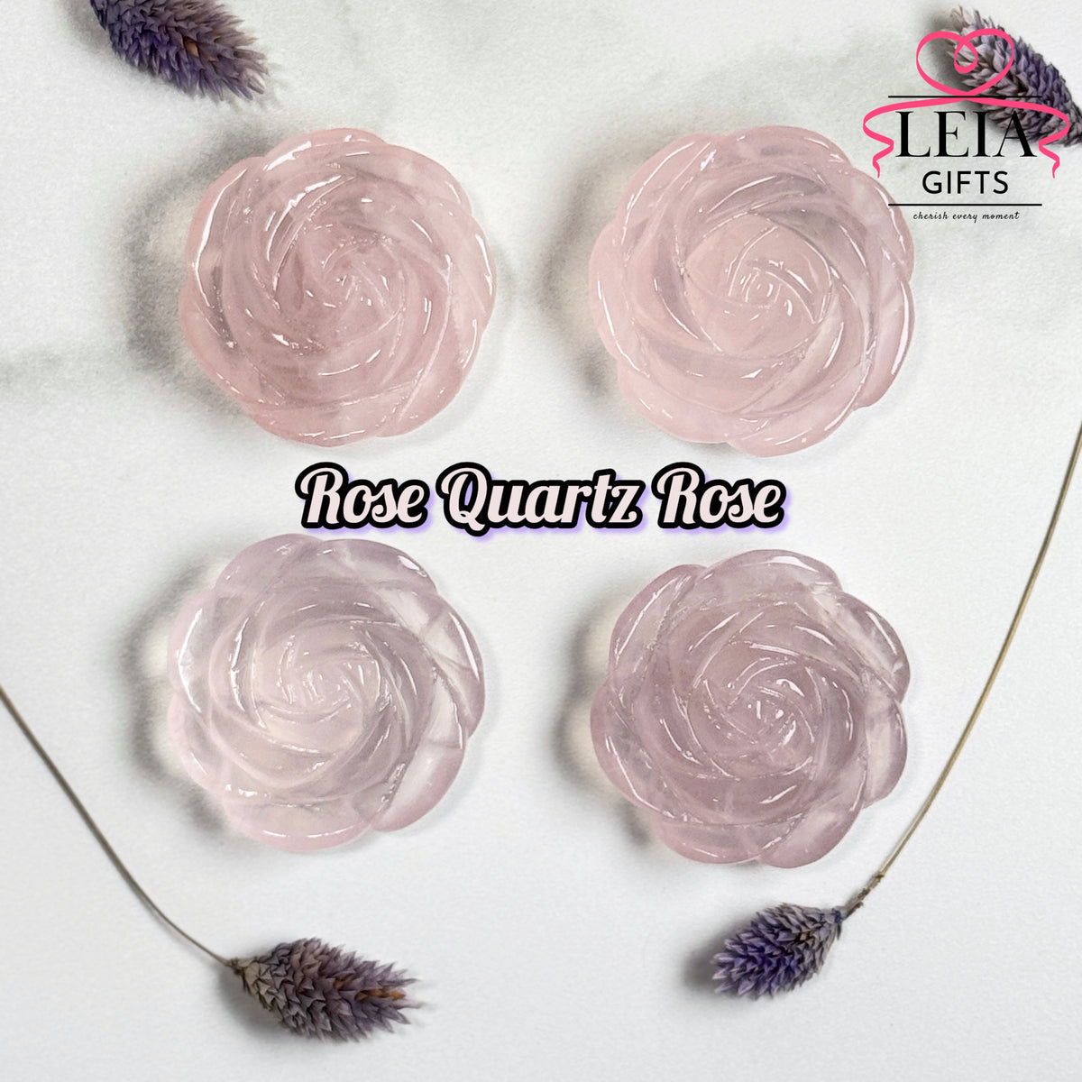 Rose Quartz Roses