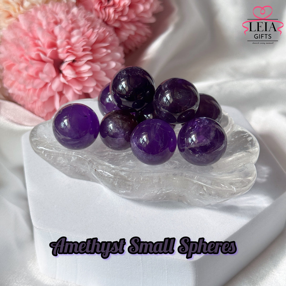 Amethyst Small Spheres