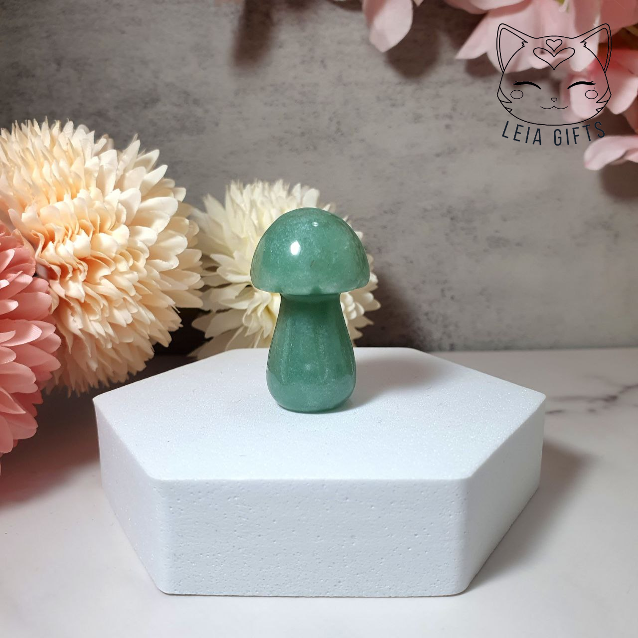 Green Aventurine Mushroom