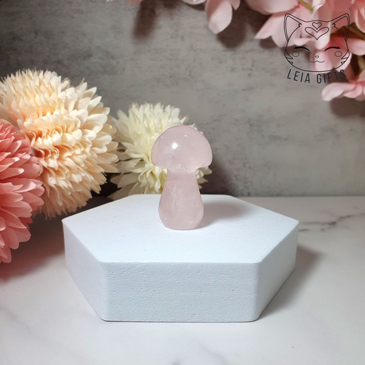 Rose Quartz Mushroom