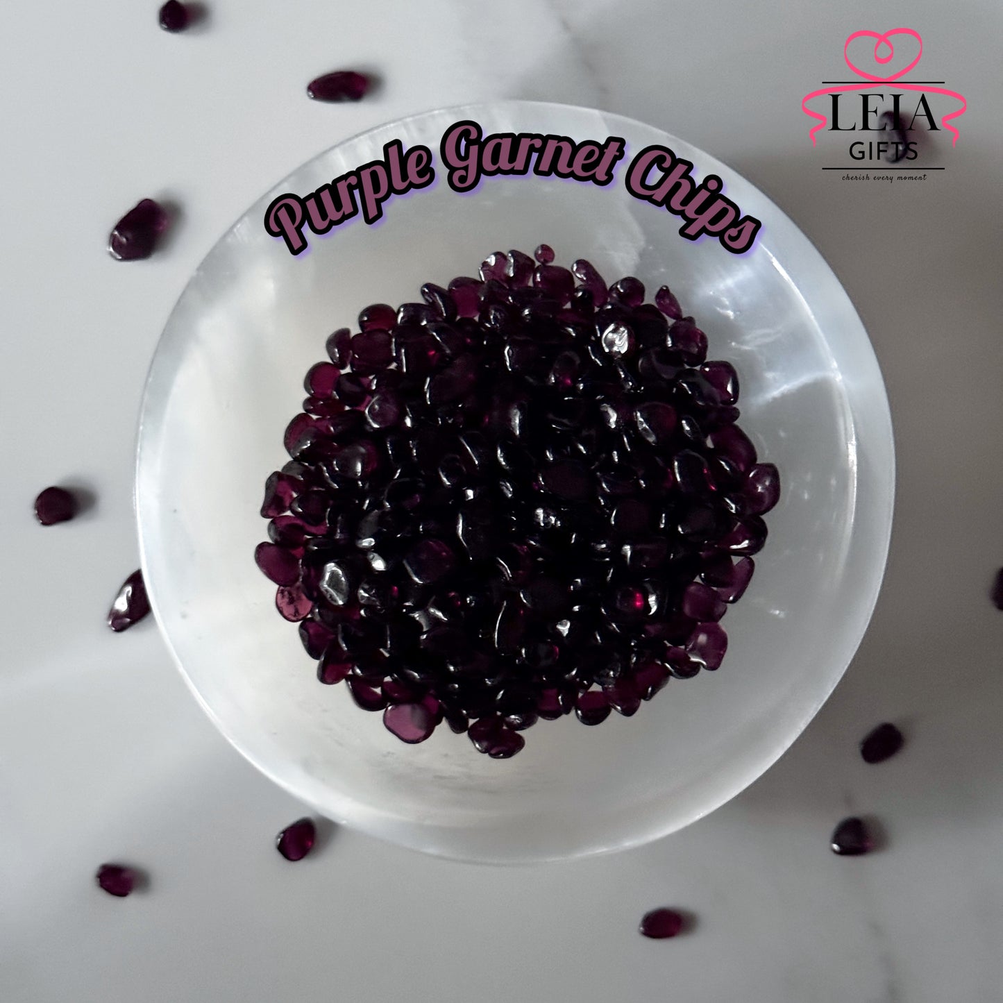 Purple Garnet Chips