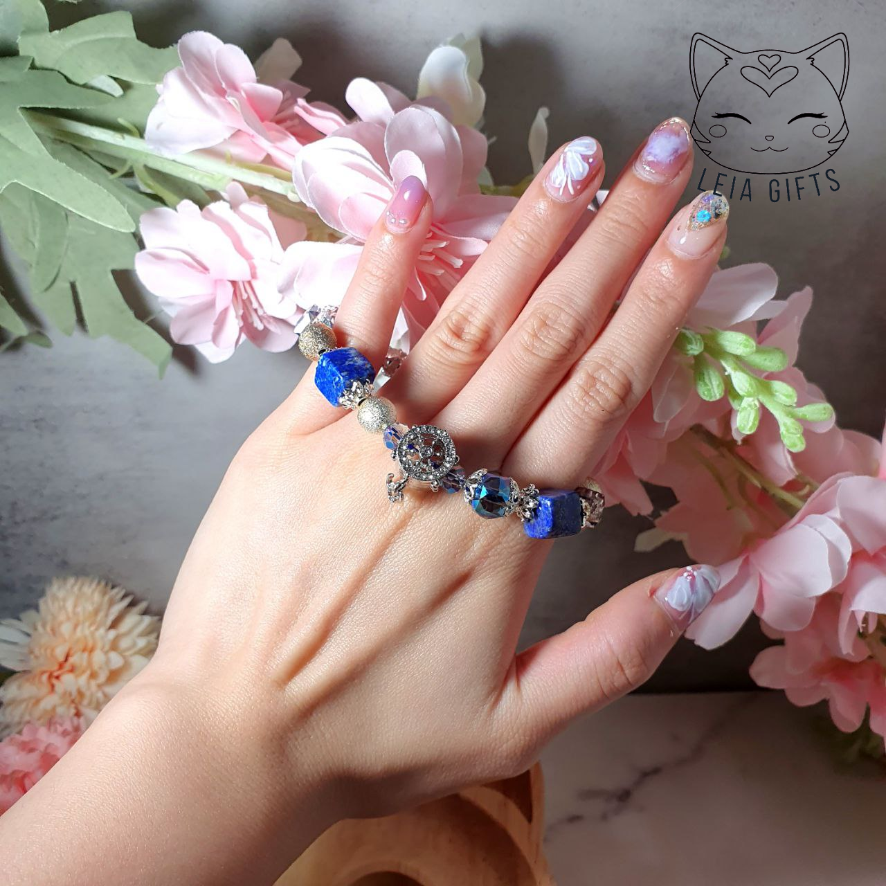 Lapis Lazuli Silver Bracelet