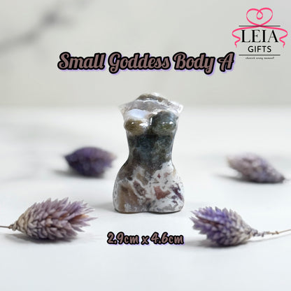 Moss Agate Goddess Body