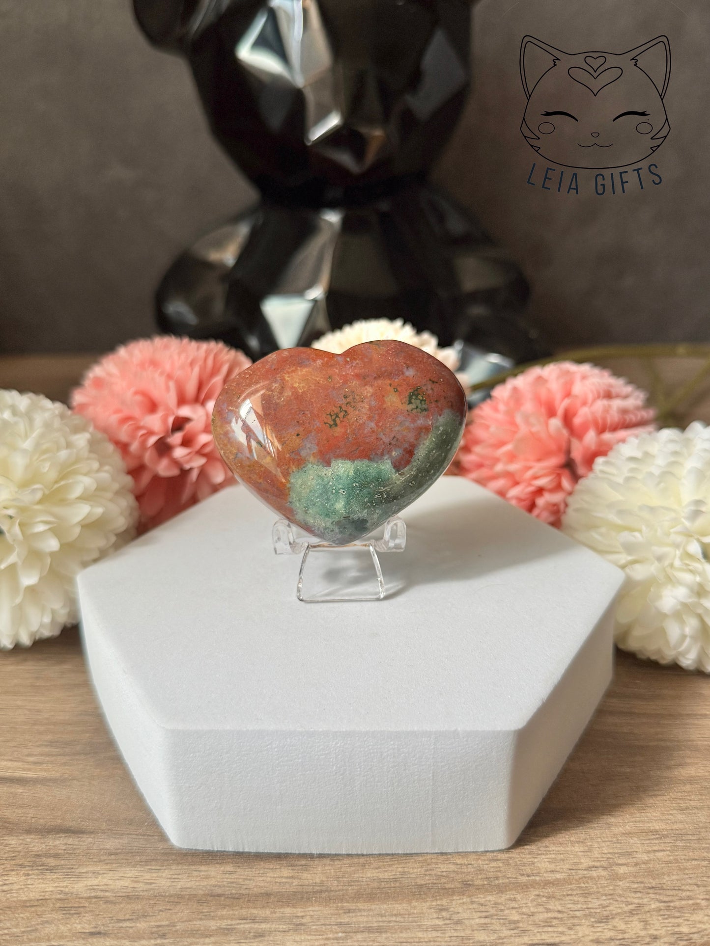 Ocean Jasper Chonky Heart