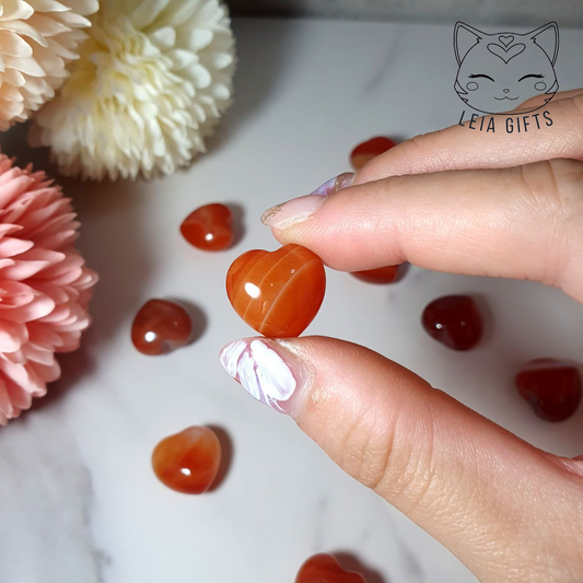 Carnelian Mini Heart