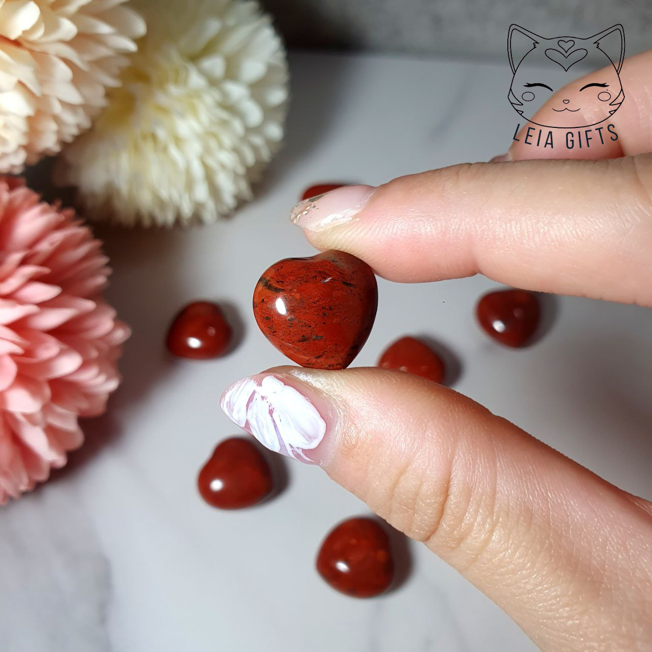 Red Jasper Mini Heart