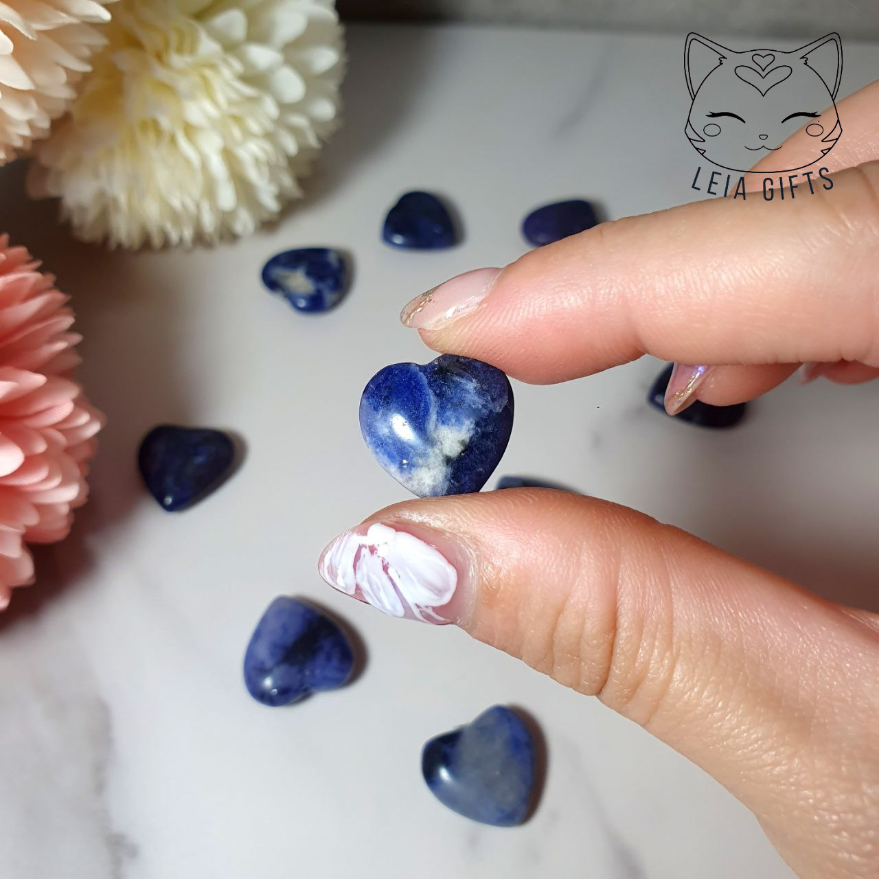 Sodalite Mini Heart