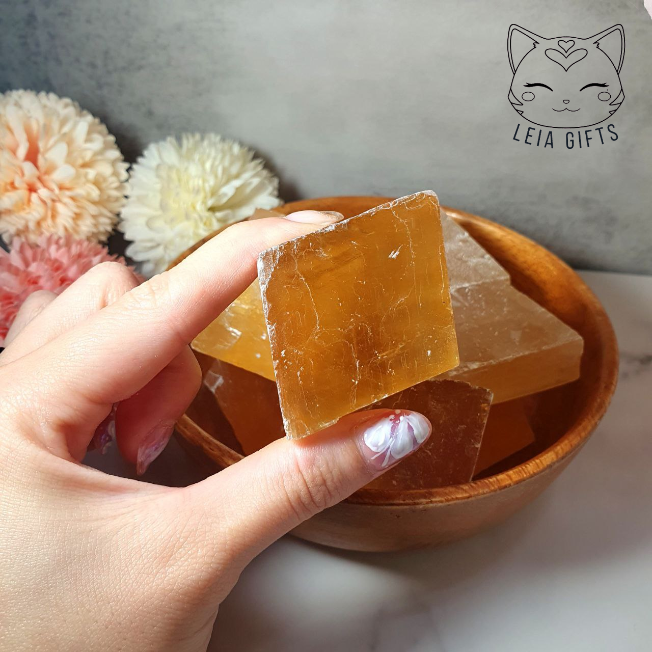 Honey Calcite Raw