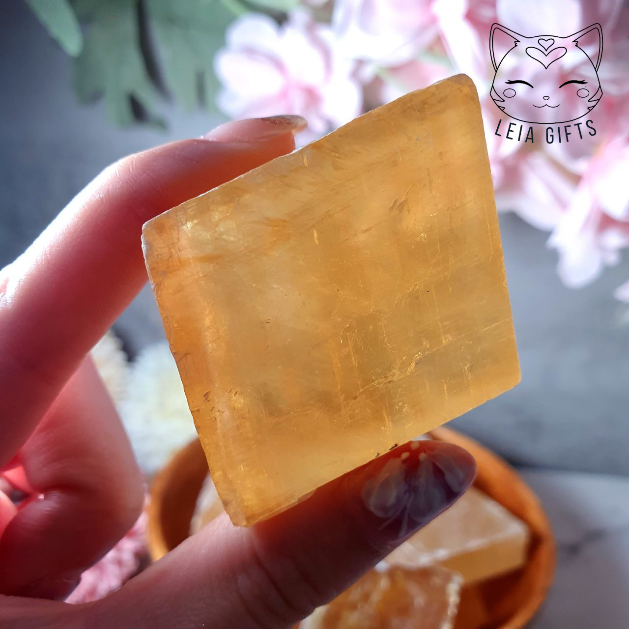 Honey Calcite Raw