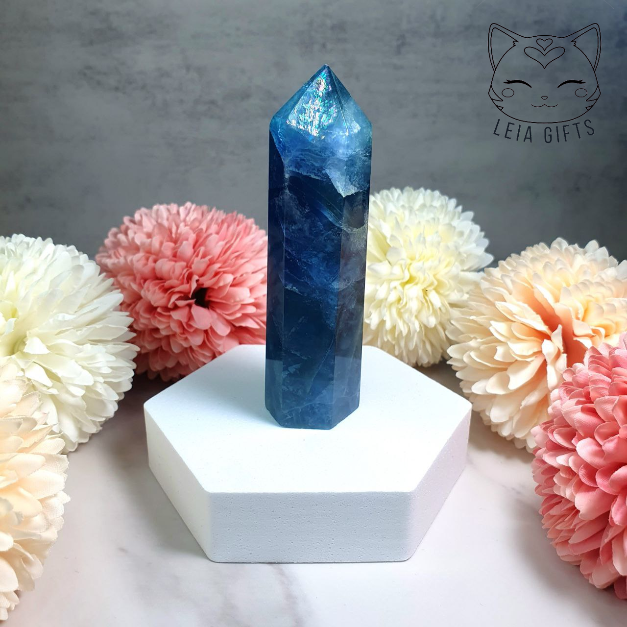 Blue Fluorite Tower