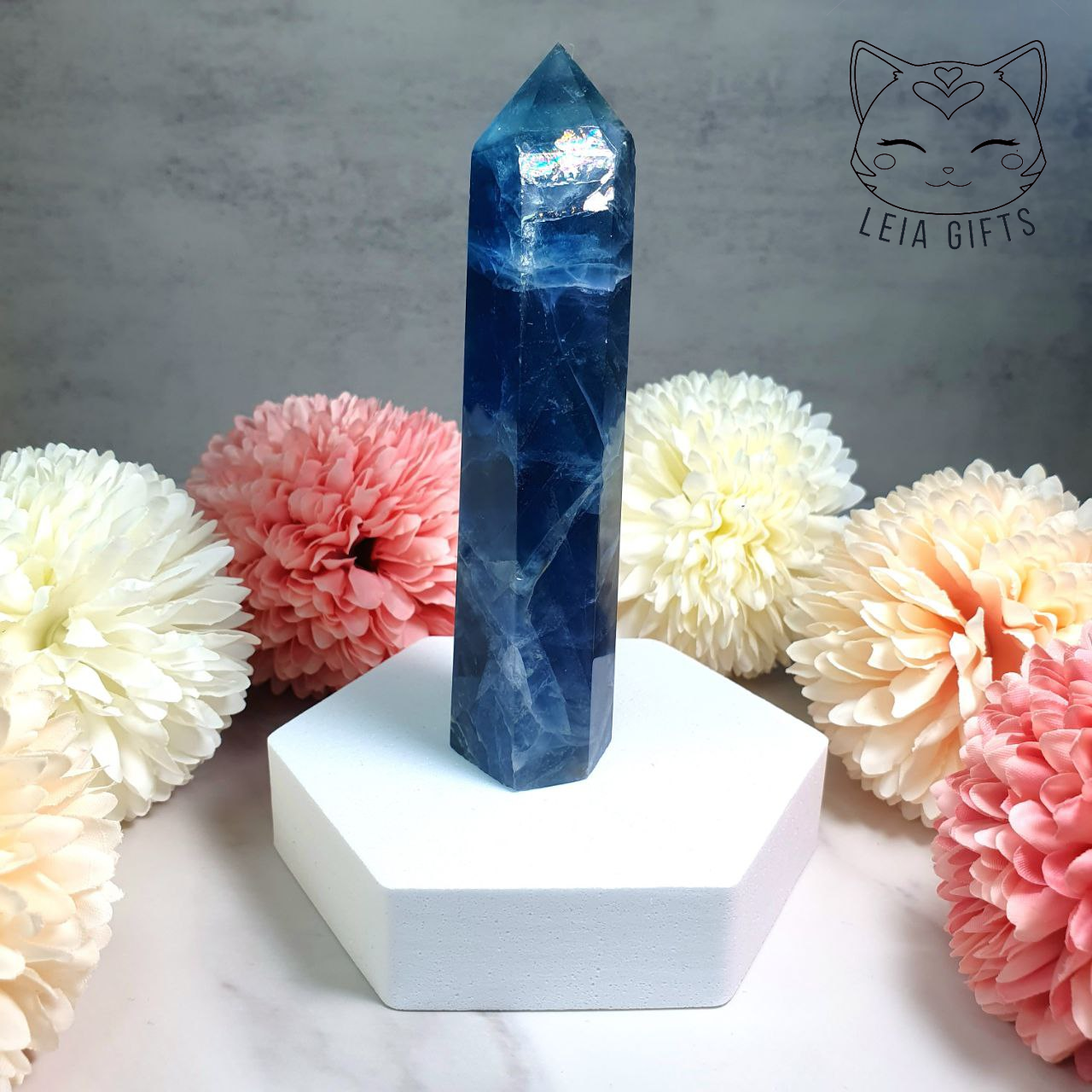 Blue Fluorite Tower