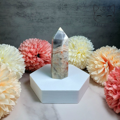 Crazy Lace Agate Tower