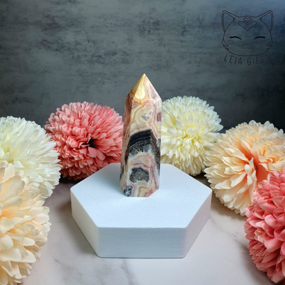 Crazy Lace Agate Tower