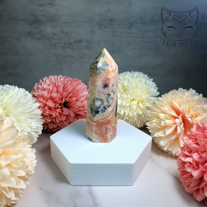 Crazy Lace Agate Tower