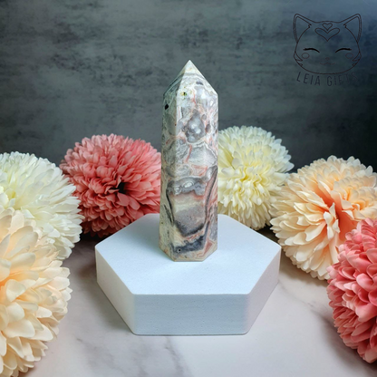 Crazy Lace Agate Tower