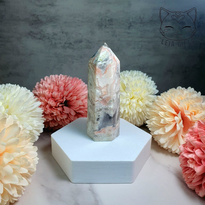 Crazy Lace Agate Tower