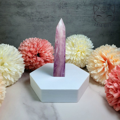 Pink Fluorite Tower