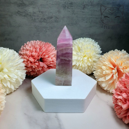 Pink Fluorite Tower