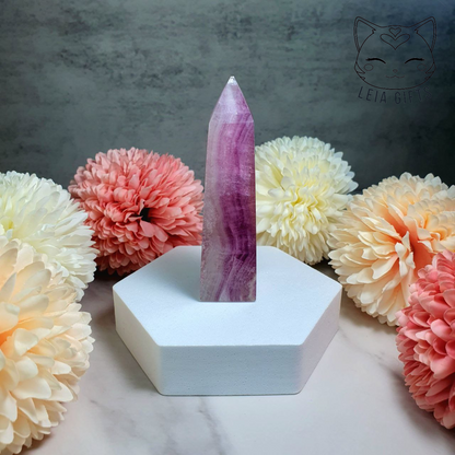 Pink Fluorite Tower