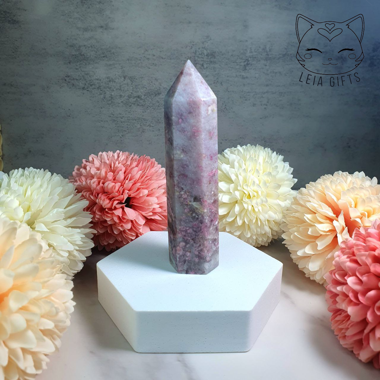 Pink Tourmaline Tower