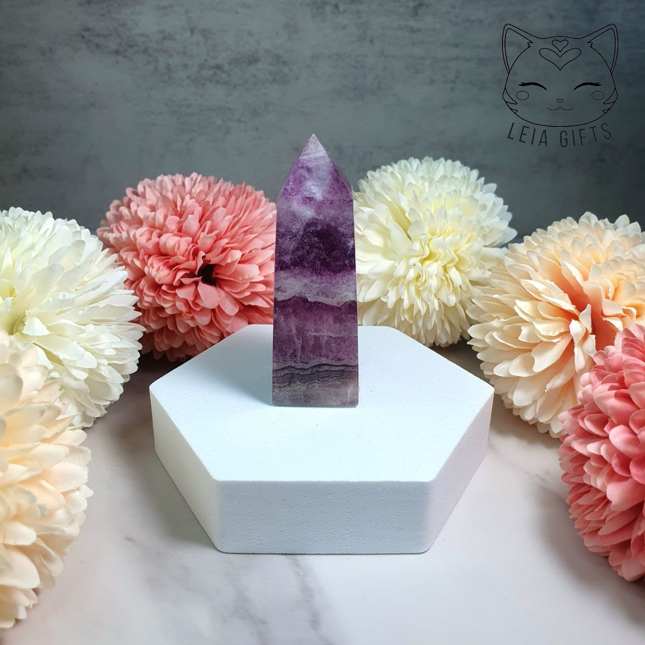 Purple Fluorite Tower