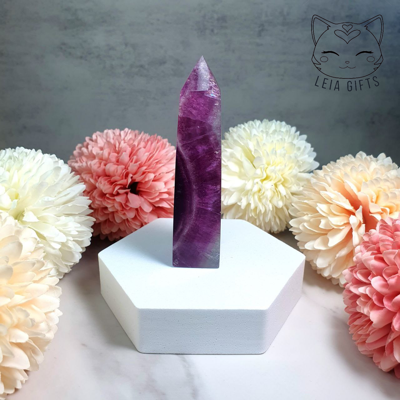 Purple Fluorite Tower