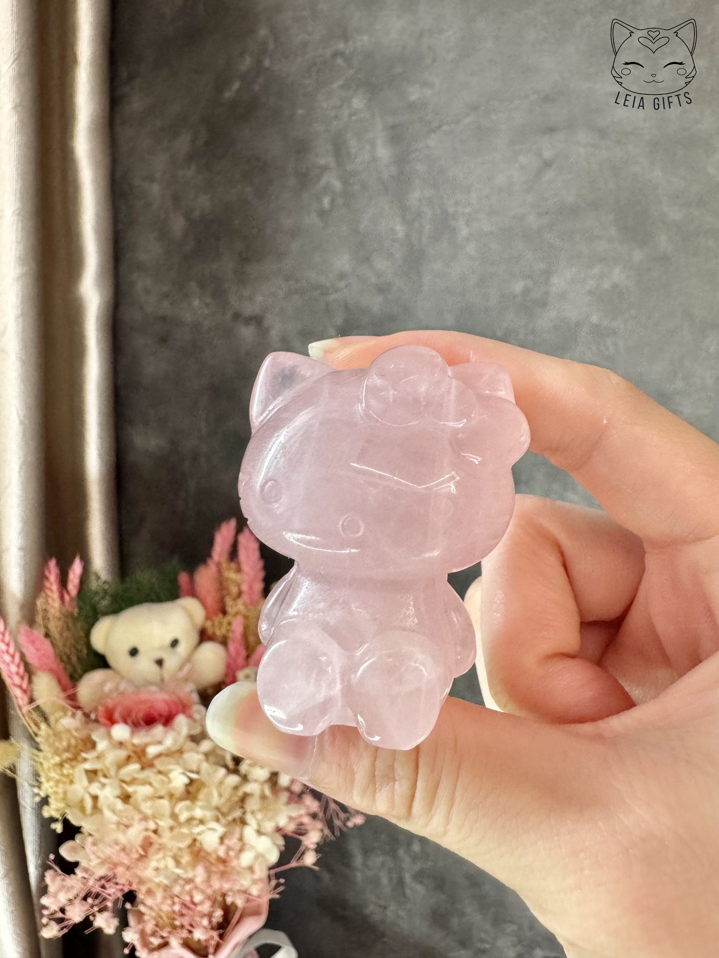 Rose Quartz Hello Kittyyy