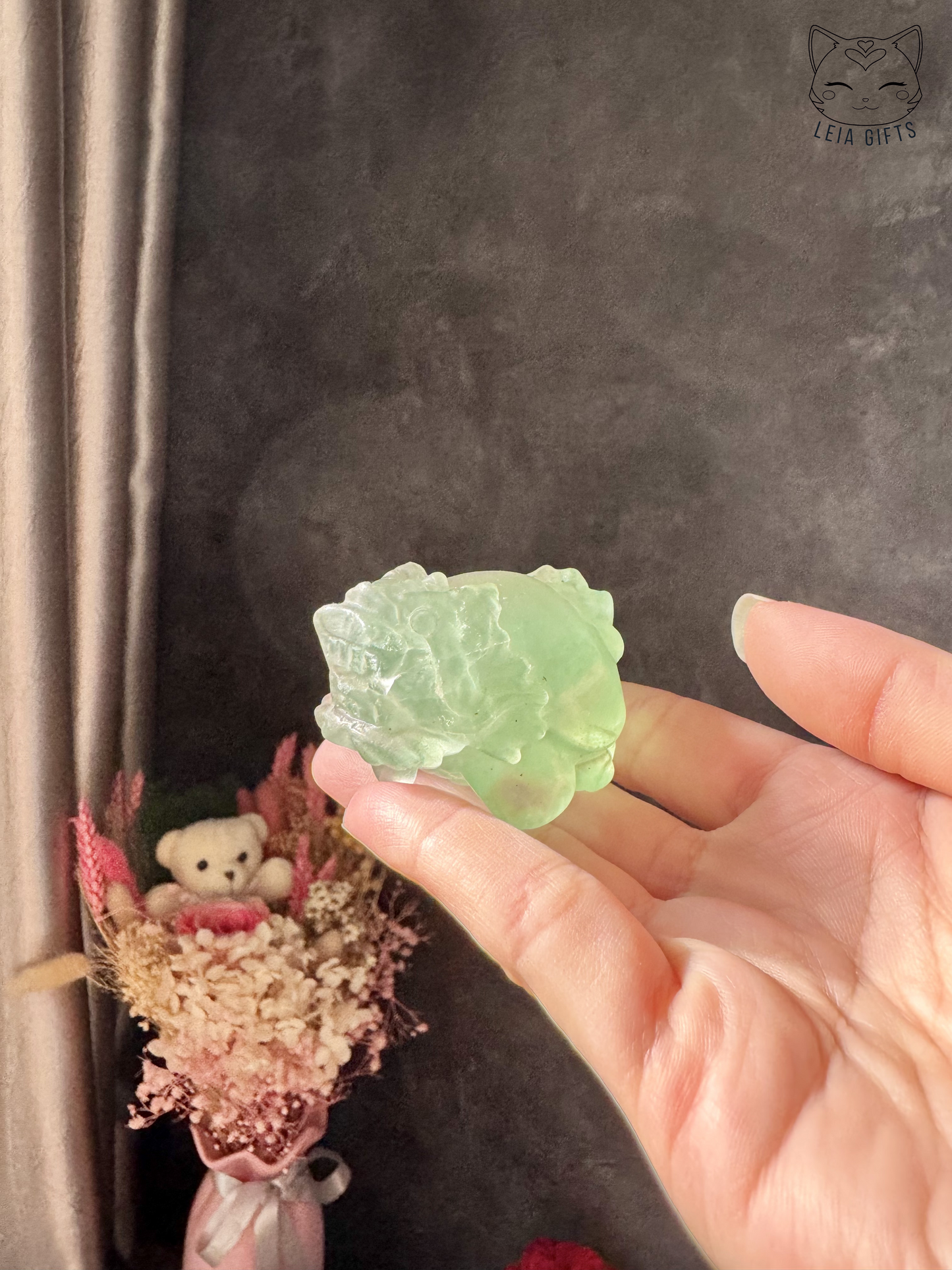 Green Fluorite Long Gui