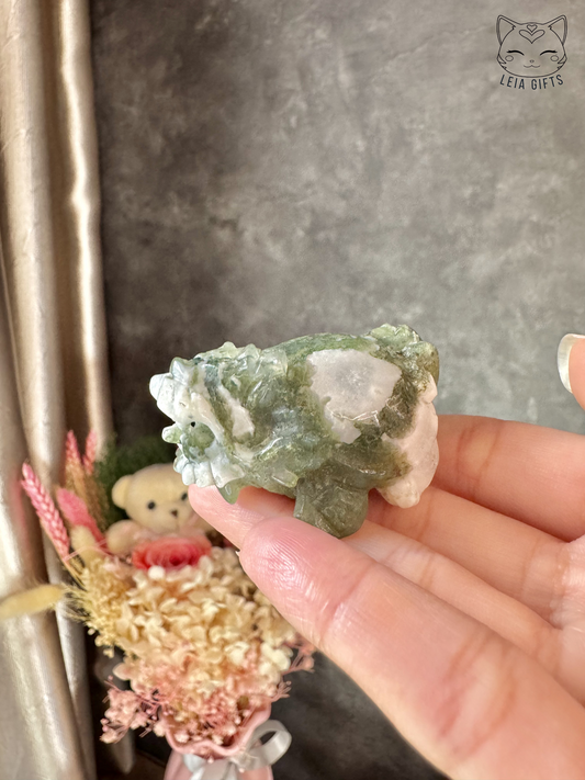 Moss Agate Long Gui