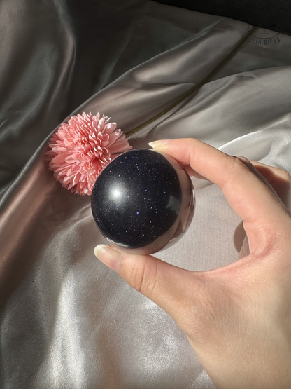 Blue Goldstone Sphere