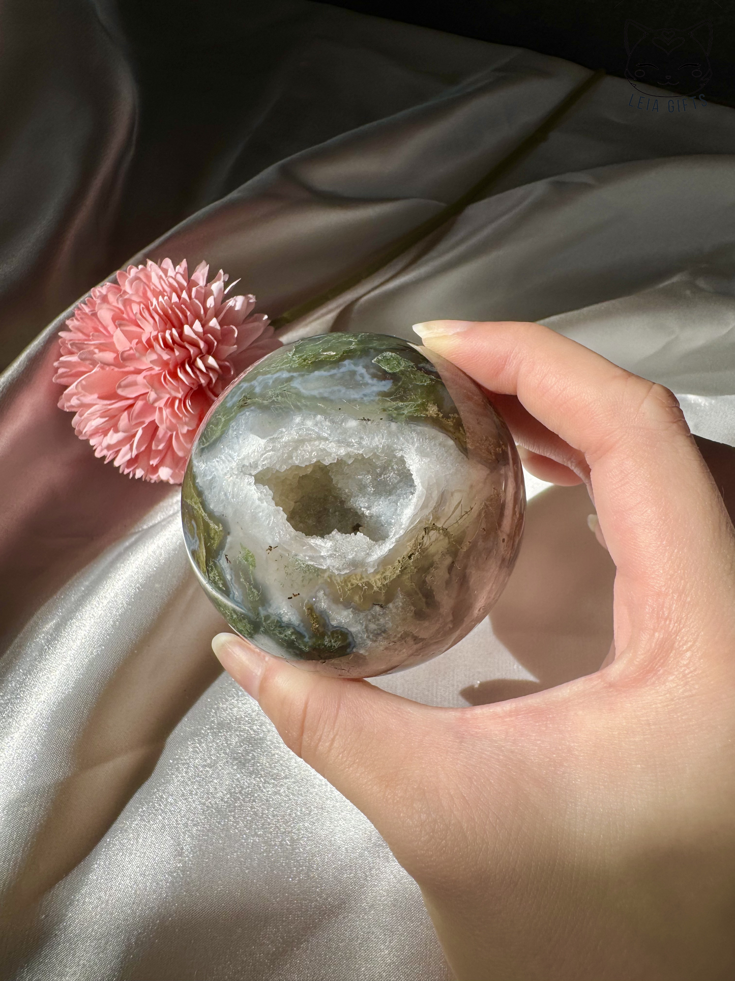 Moss Agate Sphere